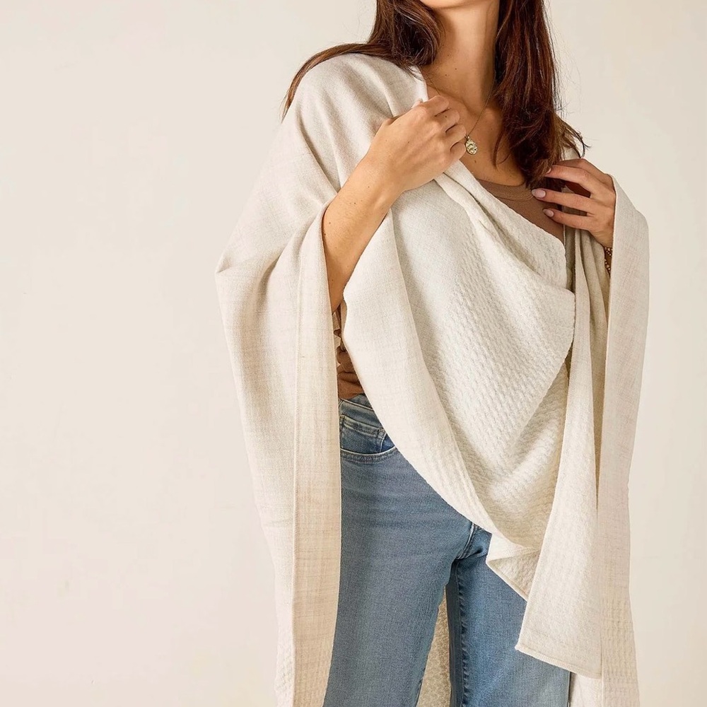 Mersea Modern Travel Wrap.  Sea Salt